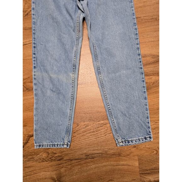 Vintage Levi's 501 Womens Jeans 9 Short Blue Light Wash Relax Fit Tapered Leg - Picture 2 of 16